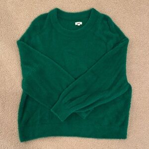Aerie Emerald Green Crew Neck Sweater